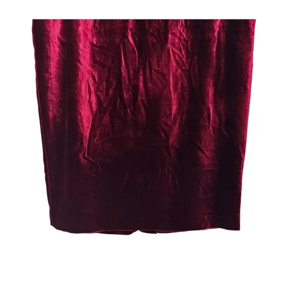 Women's - Boden Lorna Velvet Pencil Skirt, Size 12 - Picture 4 of 7
